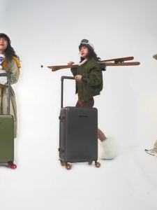 JUPITER FLY Luggage aluminum frame wide pull rod Silent 360° rotating wheel TSA lock luggage 20
