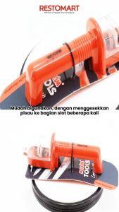 Pengasah Pisau Red MAXIM (1515123): Alat Pengasah Pisau Praktis & Berkualitas Tinggi