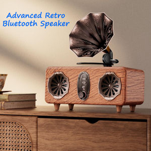 Advanced Retro Bluetooth Speakers with FM Radio 10W Dual Driver Unit Stereo Sound Speaker for Birthday Christmas Halloween Gifts
