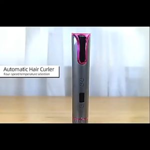 GLANXI Automatic Curler Iron Ceramic Curling Curler Stick Fast Heating Multi-Function Hair Styler Stick Temperature-Adjustable 360 Rotating Constant Curling Iron