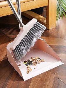 Sapu Set Pengki Alat Praktis Pembersih Lantai Rumah Teras Kamar Sikat Anti Rontok