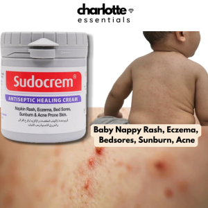 Charlotte Essentials Sudocrem Antiseptic Healing Cream (Exp. Feb 2028)  Safe for Baby | Napkin Rash Eczema Bed Sores Sunburn Acne Prone Skin