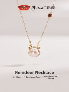 Pearl Silver Necklace 8-9mm