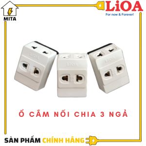 Ổ Cắm Nối Chia 3 Lioa Phích Cắm 1 ra 3 Lioa - MITA
