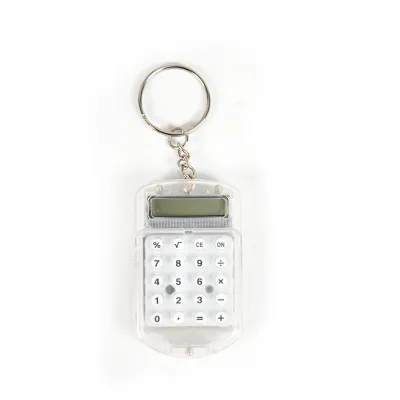 Mini Silent Calculator with Clear Flip Cover