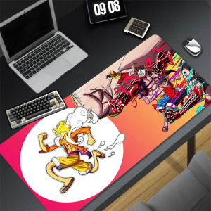 Bandai | Mouse Pad Computer Size Mousepad Non-slip Gamer Keyboard Pad One Piece Luffy Mausepad New Keyboard Pad Design HD Desk Mat Carpet