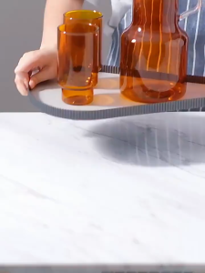 เหยือกพร้อมแก้ว วางบนเตาไฟฟ้าได้ วัสดุแก้วหนาอย่างดี เหยือกมีหูจับ ทนความร้อน ขนาดใหญ่ สไตล์ญี่ปุ่น ชุดเหยือกแก้ว