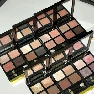  Quad Eyeshadow Palette Christmas Limited Edition 4 Colors Eye Makeup Natural Highlighting Any Skin Type US Made