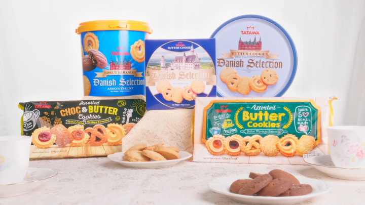 Tatawa Danish Selection Butter Cookies 454g Halal Certified