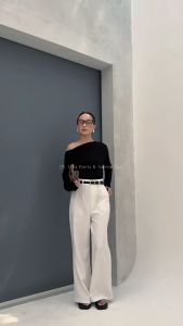 Etta Pants - Celana Anti Kusut - Celana Panjang Korean Style - Celana Cutbray Highwaist Wanita