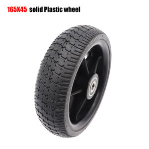 6.5 Inch 165x45 Solid Wheel Explosion-Proof Tyre Part for Mini Electric Scooter Baby Carriage