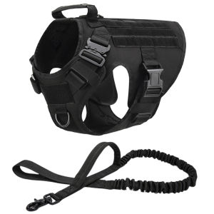 Tactical Military Vest Pet German Shepherd Golden Retriever Tactical Training Dog Harness and Leash Set For All Breeds Dogs