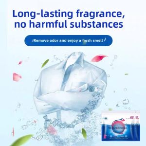 Powerful Stain Removal Concentrated Laundry Sheets Fresh Scent Long Lasting Clear Water No Rinse Machine Wash Lazy Persons Laundry Bubble Paper