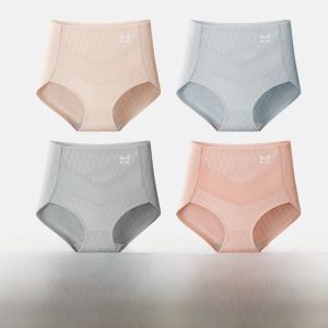 MiiOW | Quần lót cotton nguyên chất Catman dành cho nữ mùa hè 2024 Quần lót tam giác cạp cao kháng khuẩn quần lót ngắn cho nữ