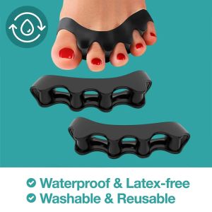 2pcs Silicone Toe Separator Bunion Corrector Hammer Toe Corrector Soft Silicone Material for Toe Separation Foot Care Tool