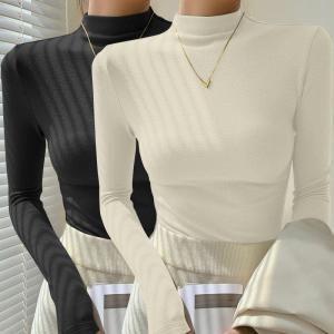 Lieoyuarn | Thermal Warm Base Layer Top Half High Neck Slim