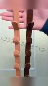 CJH SHOP Over-the-Door Cubicle Hooks - Durable Plastic Material Easy to Install Multiple Hooks for Bedroom Bathroom Closet Storage - 1pc