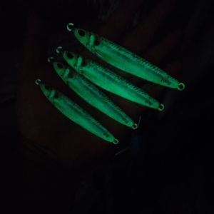 metal jig bengkok copy gomame bionik realistik full GID