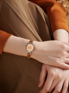 Julius | Ladys Trendy Korean Style Watch Small Diamond-Studded