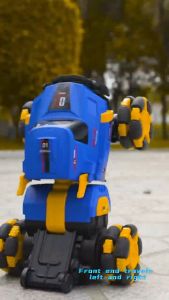 Mainan Anak Remote Control RC Deformation Stunt Car