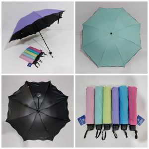 Payung Lipat 3 Dimensi Magic Model Mangkok Pinggir Bergelombang Anti UV 013