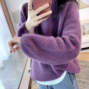 Fashionable Loose Base Shirt Womens Clothing Brand Label Trimming Lazy Style Top Long Sleeve Regular Length Commute Style