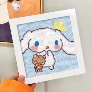 2025 Diamond Painting DIY Handmade Cartoon Cinnamon Dog Diamond Sticker Dot Diamond Creative DIY Stick for Bé Gáis Kids