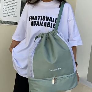 Tas Ransel Backpack Travel Tas Fitness Gym Dengan Tempat Sepatu J230