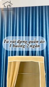 Tủ vải 3D đựng đồ phong cách hiện đại tiết kiệm không gian Tủ đựng đồ họa tiết dễ thương đa năng tiện lợi