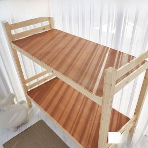 Summer Ice Silk Foldable Student Dormitory Bedding Willa Grass Mat Autumn Winter Warm Season Double-Sided Use Natural Rattan