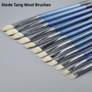 mengtelisha | Flat Head Goat Hair Paint Brush Single