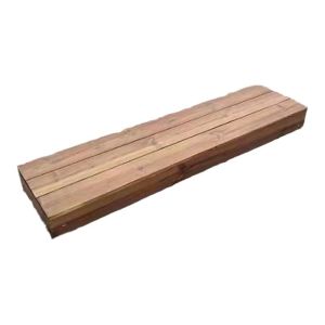 Antiseptic Wood Pedal Courtyard Outdoor Height Increasing Platform Customized Climbing 2 Three-Step Ladder Minimalist Ottoman Solid Wood Steps