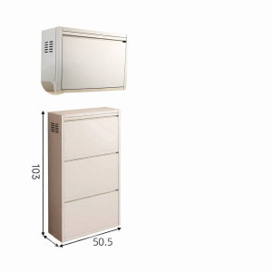 Slipper Thin Breathable Shoe Cabinet 10-15cm Steel