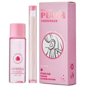Piercing Aftercare Spray Ear Piercing Cleaner Ear Holes Cleaning Line Flosses Set Remove Odor Ear Wax Solution for Women Men