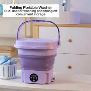 FORUMAPPLIANCES 6L/8L/12L Washing Machine Mini Portable Automatic Integrated washing and leaching underwear special sterilization baby children type out travel essential tools Intelligent household appliance