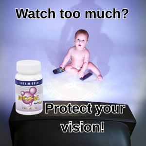Lutein Gold Eye Health Supplement with Blueberry Lutein Ginkgo Cassia DHA Beta Carotene for Vision Care and Blue Light Protection. 90 Softgels.
