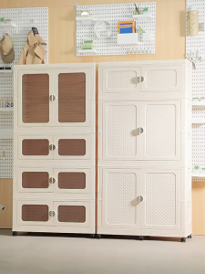 Hỏa Tốc tủ nhựa đựng quần áo 65cm tủ áo quần nhựa đa năng Gấp gọnTiện Lợi tủ quần áo trẻ em Màu trắng tủ nhựa treo quần áo
