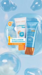 Perawatan Wajah Hanasui: Collagen Water SPF 50 & Flawless Glow