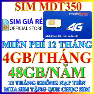 FREESHIP - CHƯA KÍCH HOẠT. Sim 4G trọn gói 1 năm không nạp tiền Sim 4G trọn gói 12 tháng Sim 4G Mobifone MDT250A MDT250 MDT350 MDT255 Shop Sim Giá Rẻ Sim 4G Tốc Độ Cao 4Gb/3Gb Mỗi Tháng - Lazada