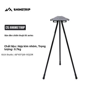 ShineTrip | Bàn Dã Ngoại Có Đế Đèn Chiến Thuật Nhôm Nhẹ Gập Được Và Di Động