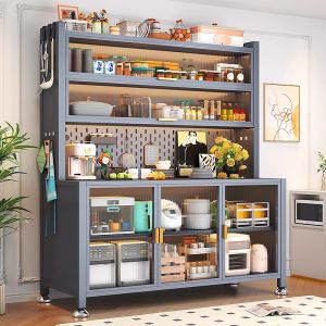 Steel Kitchen Storage Cabinet Large Capacity