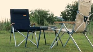 MOUNTAINHIKER Camping leisure chair portable folding lounge chair lazy chair kerusi camping chair Kerusi Lipat Tidur outdoor beach fishing stool