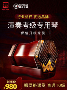 Wenshao Redwood Erhu Suzhou Instrument Adult Professional Beginner Large Volume Complete Accessories Hexagonal Shape