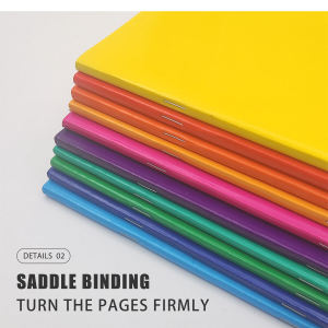 10Pcs/Set Composition Writing Notebook Grade 1-5 School Stationery Supplies Giveaways A5 80 Leaves