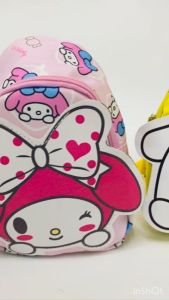 Angel Baby Kids Kawaii Kuromi Melody Cinnamoroll Crossbody Bag Anime Cartoon Mini Crossbody Cute Shoulder Bag