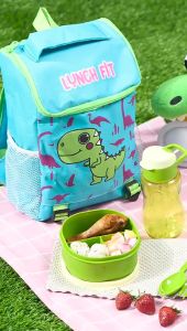 CPM Tas Bekal Unica Dino Set Of 4pcs- Bekal Makan Anak Lunch Box