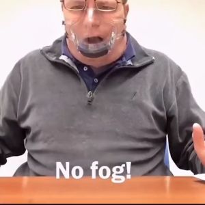 Khẩu Trang Nhựa Dẻo Trong Suốt Thời Trang Đa Năng Chống Bụi Và Sương Bám Hiệu Quả