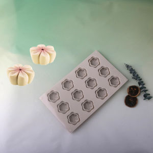 Khuôn Làm Bánh Silicon Hình Hoa Anh Đào & Hoa Cúc Thân Thiện Với Môi Trường Khuôn Làm Bánh Pudding Sô Cô La Dụng Cụ Làm Bánh Cho Món Tráng Miệng