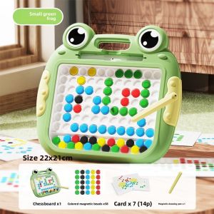 KIUMO | Educational Magnetic Drawing Board for 3-6 Year Olds Dual Function