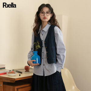 puella | Japanese Style Fashion Versatile Slimming Denim Vest